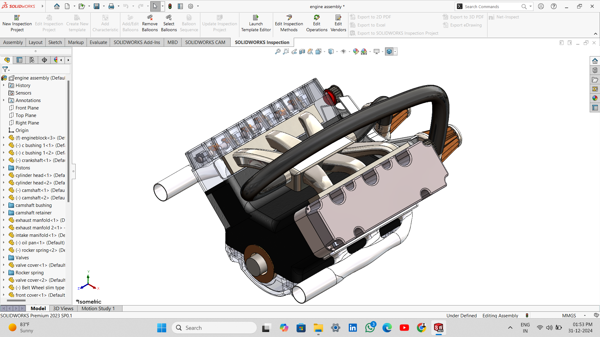 涡轮增压 V6 发动机